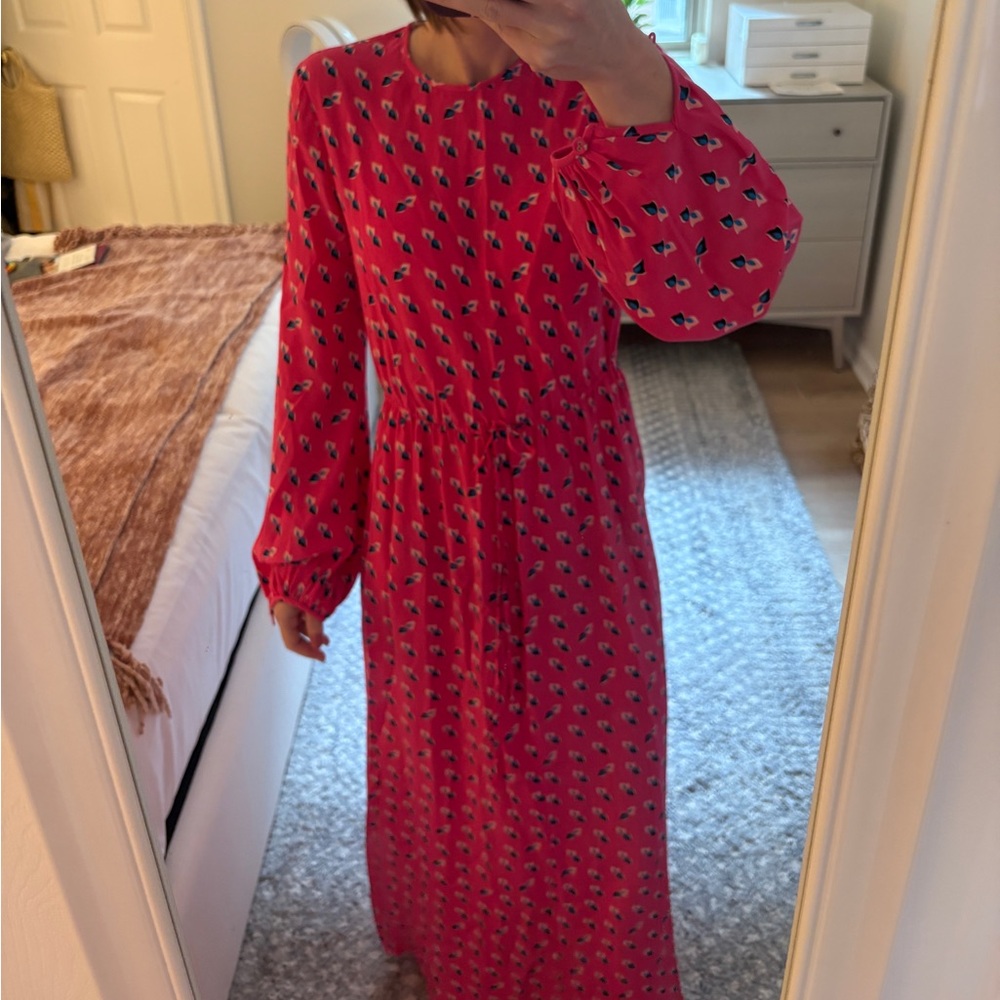 Diane Von Furstenberg pink Long Sleeve Dress